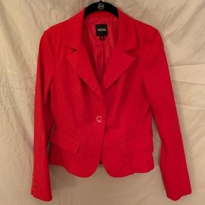 Red Blazer Jacket